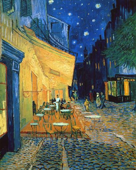 Caféterrasse bei Nacht - Vincent van Gogh